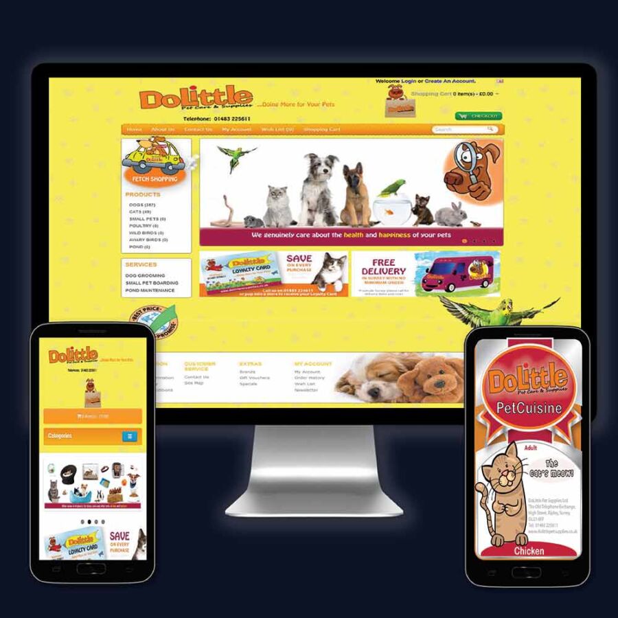 ecommerce-web-design-dolittle-pet-supplies