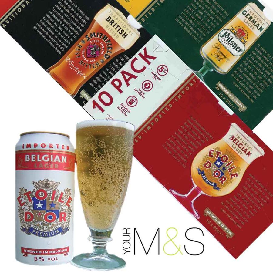 m&s-beer Design & Creative Services by WOWWOO - Branding and packaging design for M&S